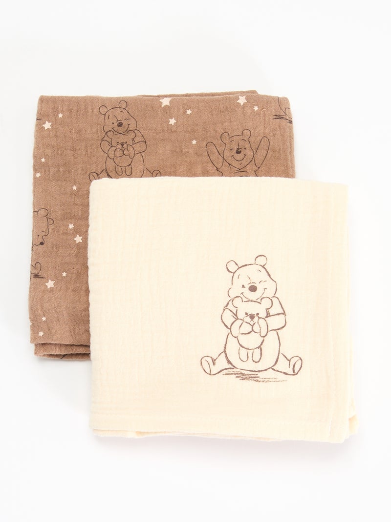 Pack de 2 muselinas 'Disney' Beige - Kiabi