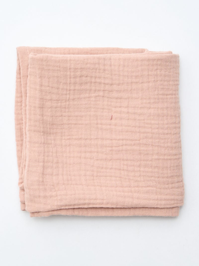 Pack de 2 muselinas 'Disney' 'Marie' de doble gasa de algodón 60x60 cm Rojo - Kiabi