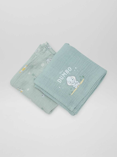 Pack de 2 muselinas 'Dumbo' 'Disney' - Kiabi