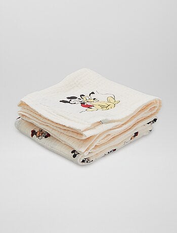 Pack de 2 muselinas 'Mickey' 'Disney'