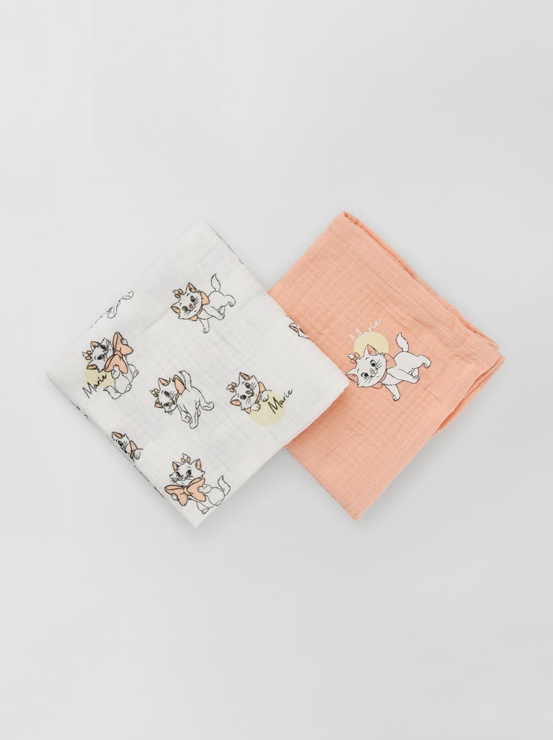 Pack de 2 muselinas para bebé 'Disney' BLANCO - Kiabi