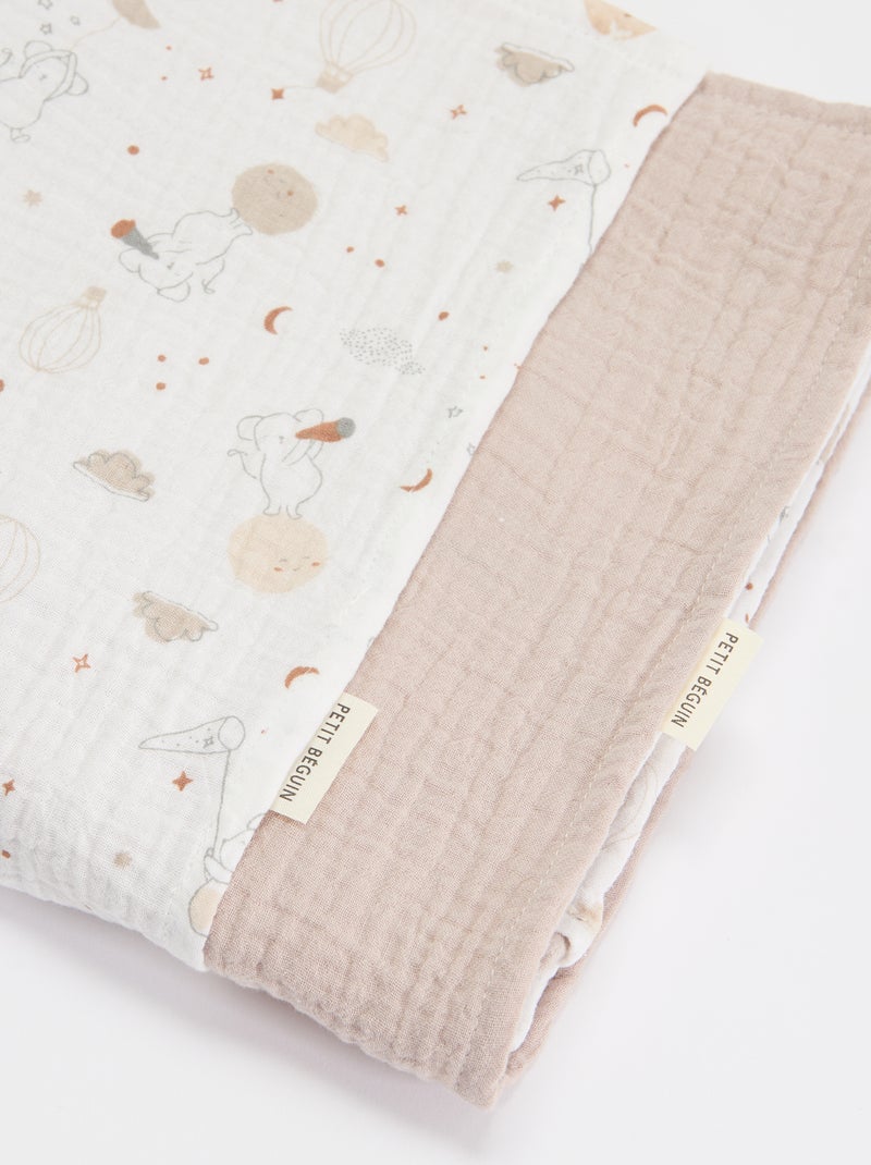 Pack de 2 muselinas 'Petit Béguin' Beige - Kiabi