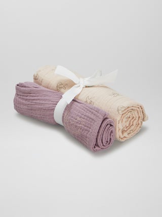 Pack de 2 muselinas 'Winnie'