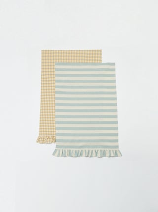 Pack de 2 paños con volantes (50 x 70 cm)