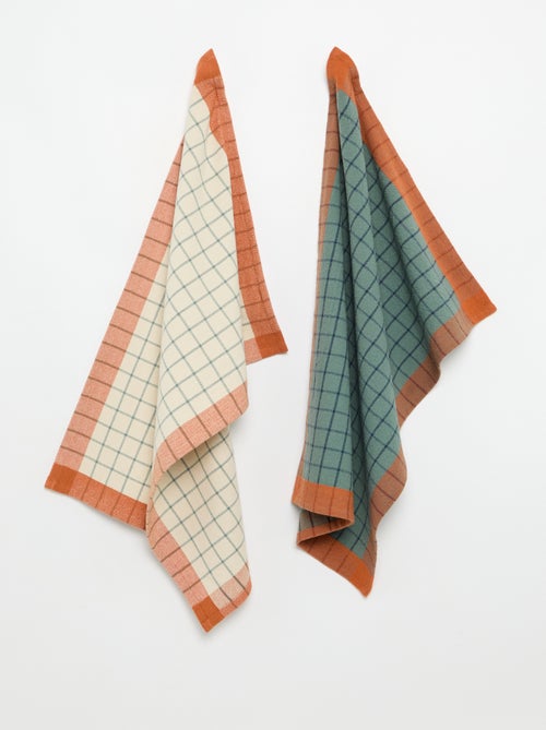 Pack de 2 paños de cocina - KIABI Home - Kiabi