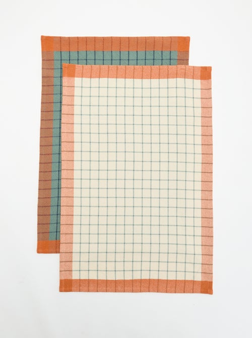 Pack de 2 paños de cocina - KIABI Home - Kiabi