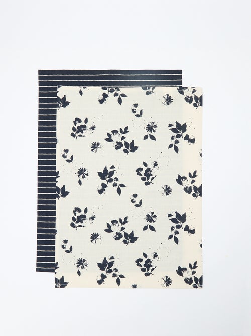 Pack de 2 paños de cocina - Kiabi Home - Kiabi