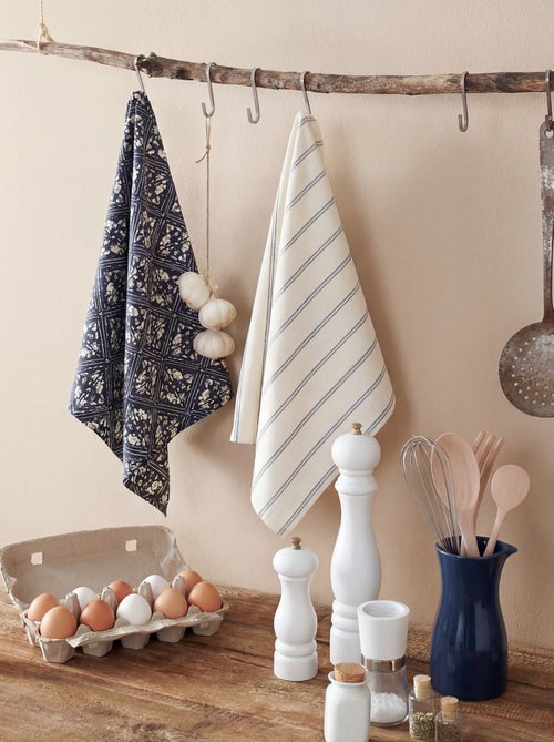 Pack de 2 paños de cocina - Kiabi Home - Kiabi