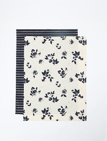 Pack de 2 paños de cocina 50 x 70 cm - Kiabi Home