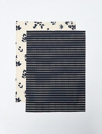 Pack de 2 paños de cocina 50 x 70 cm - Kiabi Home