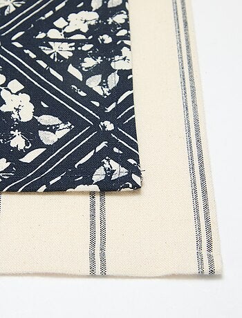 Pack de 2 paños de cocina 50 x 70 cm - Kiabi Home