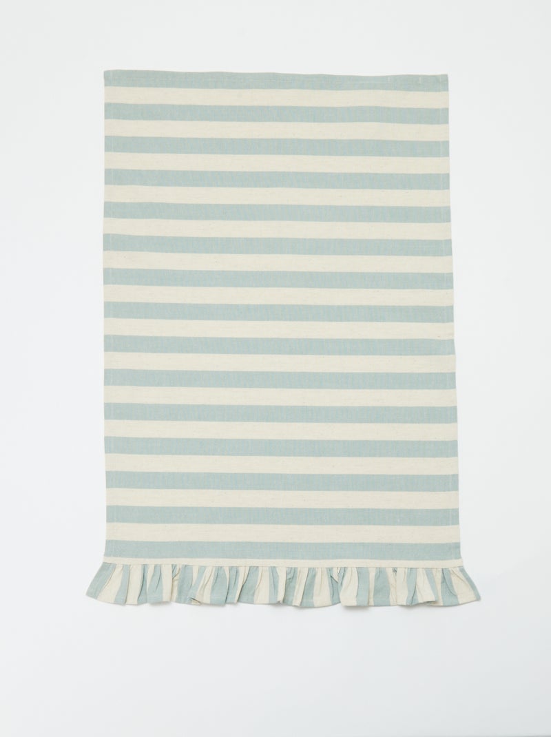 Pack de 2 paños de cocina con volantes (50x70 cm) AMARILLO - Kiabi