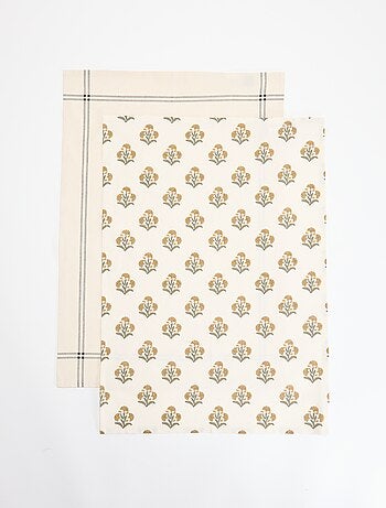 Pack de 2 paños de cocina