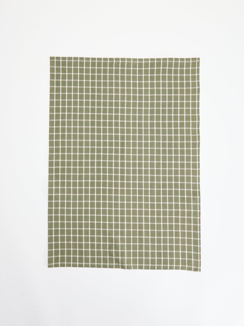 Pack de 2 paños de cocina Verde - Kiabi
