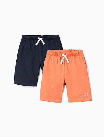 Pack de 2 pantalón corto de algodón con cordones