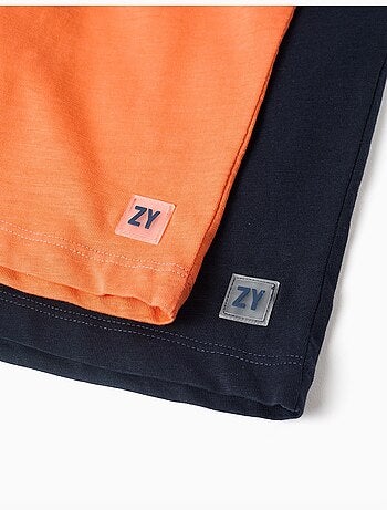 Pack de 2 pantalón corto de algodón con cordones