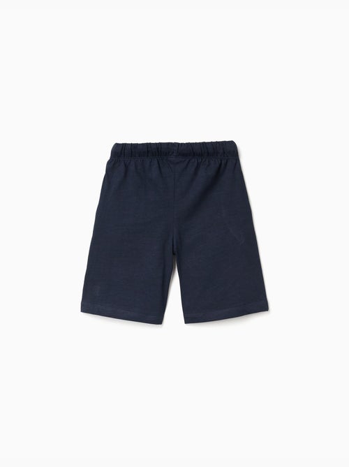 Pack de 2 pantalón corto de algodón con cordones - Kiabi