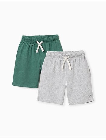 Pack de 2 pantalón corto de algodón con cordones