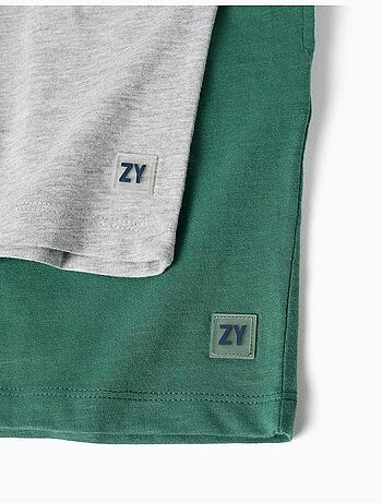 Pack de 2 pantalón corto de algodón con cordones
