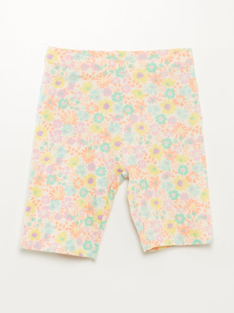 Pack de 2 Pantalón cortos ciclistas BLANCO - Kiabi