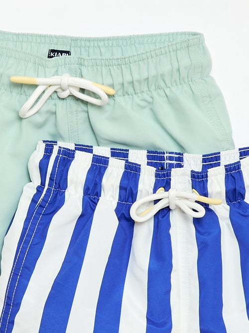 Pack de 2 Pantalón cortos de baño - Kiabi