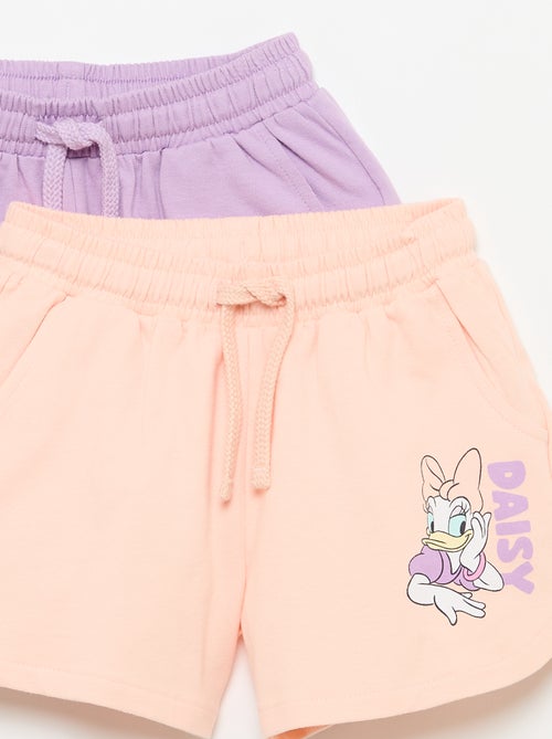 Pack de 2 Pantalón cortos 'Disney' de felpa no perchada - Kiabi