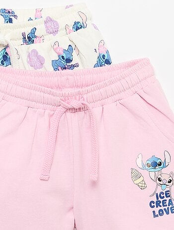Pack de 2 Pantalón cortos 'Disney' de felpa no perchada