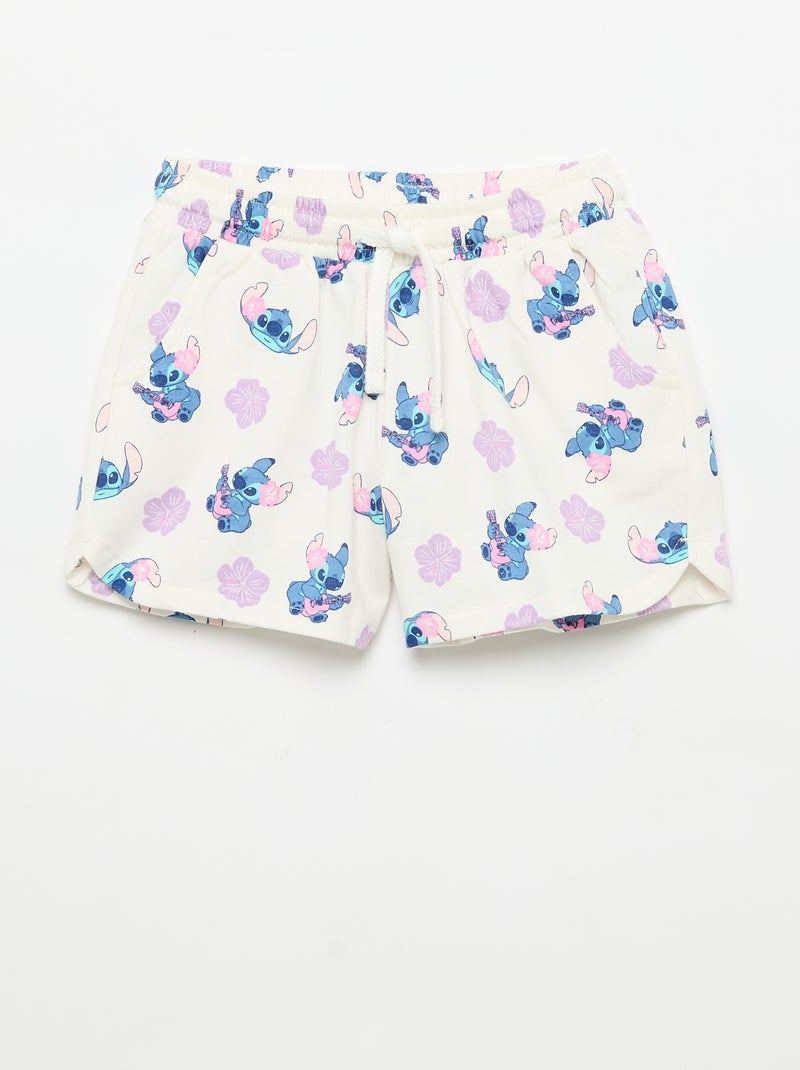 Pack de 2 Pantalón cortos 'Disney' de felpa no perchada Rosa - Kiabi