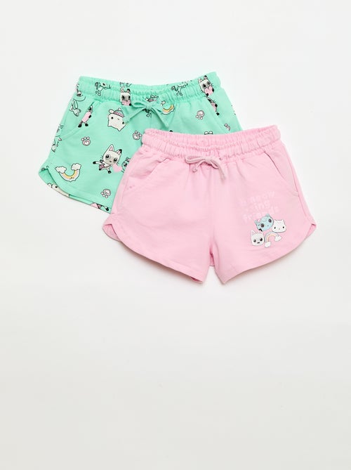 Pack de 2 Pantalón cortos \'Gabby y la casa mágica\' - Kiabi