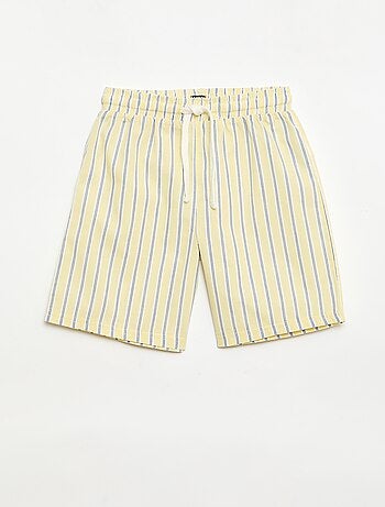 Pack de 2 pantalones cortos a rayas
