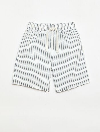 Pack de 2 pantalones cortos a rayas