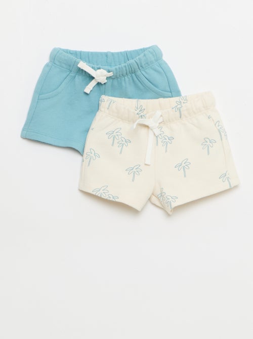 Pack de 2 pantalones cortos - Kiabi