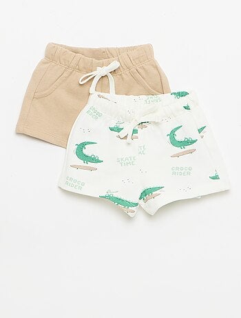Pack de 2 pantalones cortos
