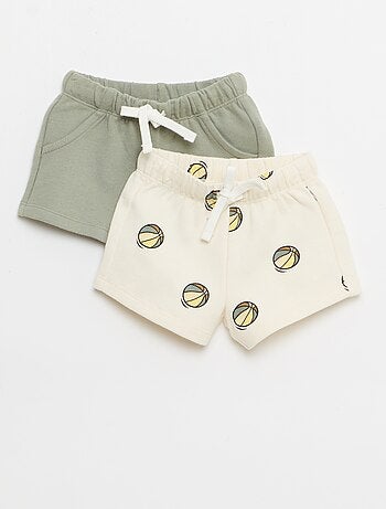Pack de 2 pantalones cortos