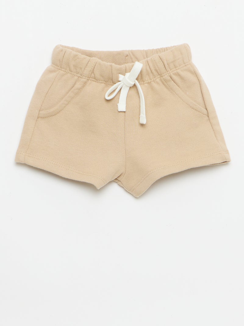 Pack de 2 pantalones cortos Camel - Kiabi