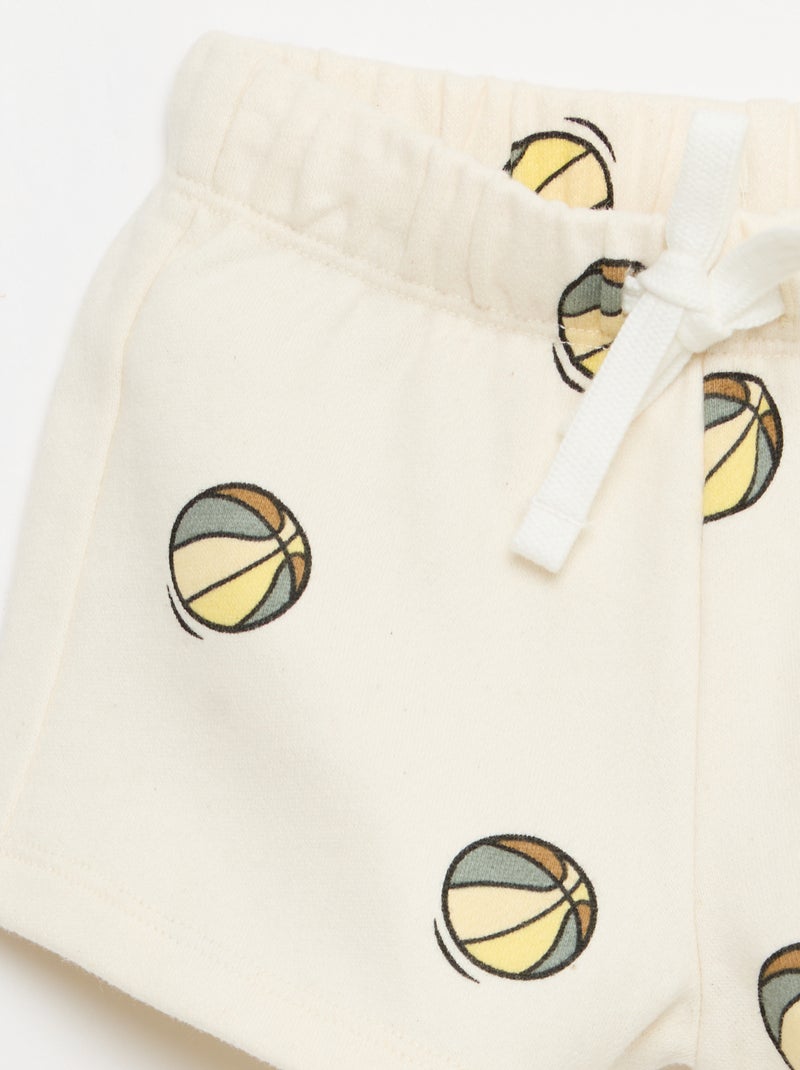 Pack de 2 pantalones cortos Caqui - Kiabi