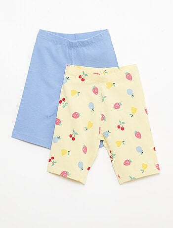 Pack de 2 pantalones cortos ciclistas