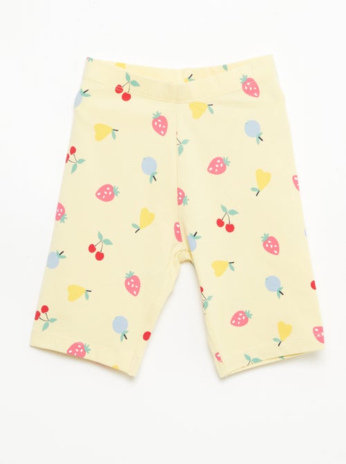 Pack de 2 pantalones cortos ciclistas - Kiabi