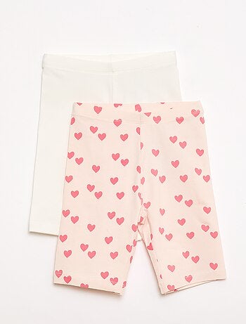 Pack de 2 pantalones cortos ciclistas