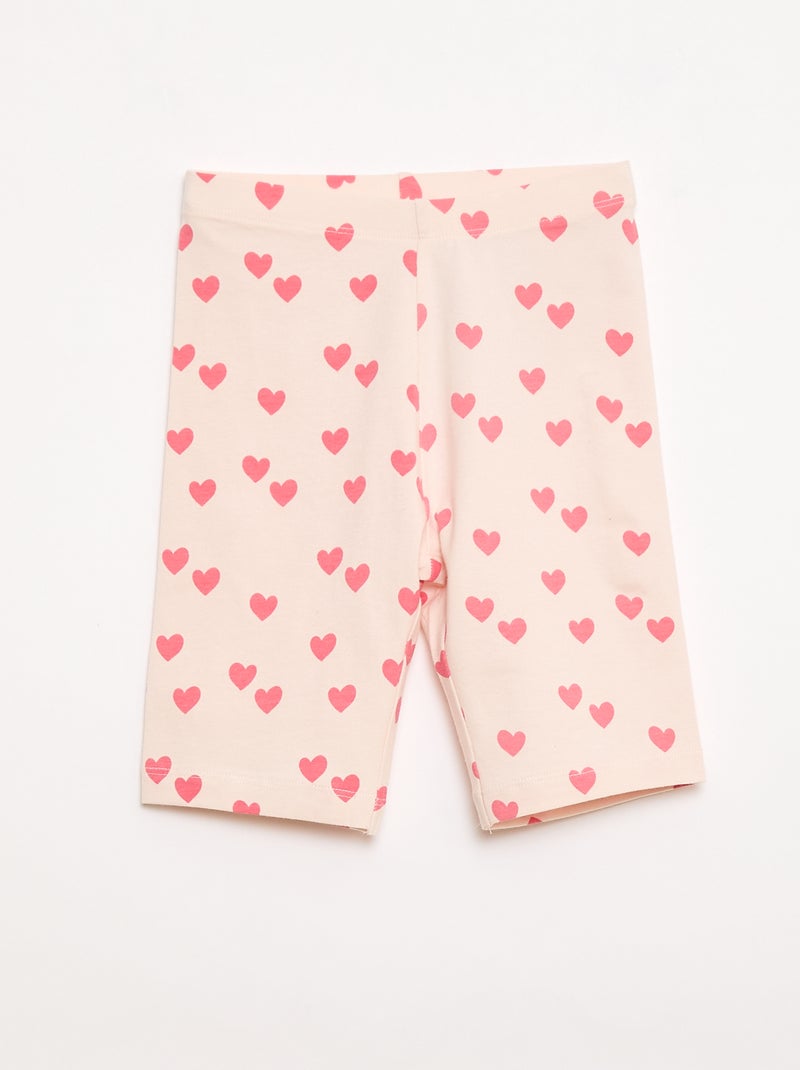 Pack de 2 pantalones cortos ciclistas Blanco - Kiabi
