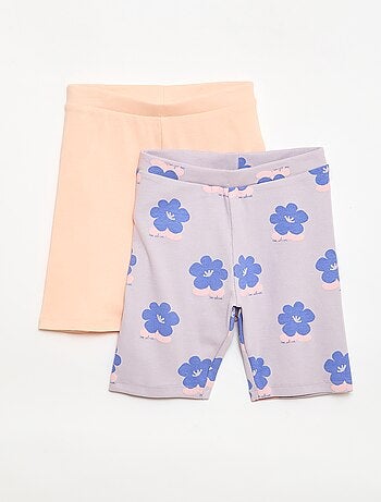 Pack de 2 pantalones cortos ciclistas