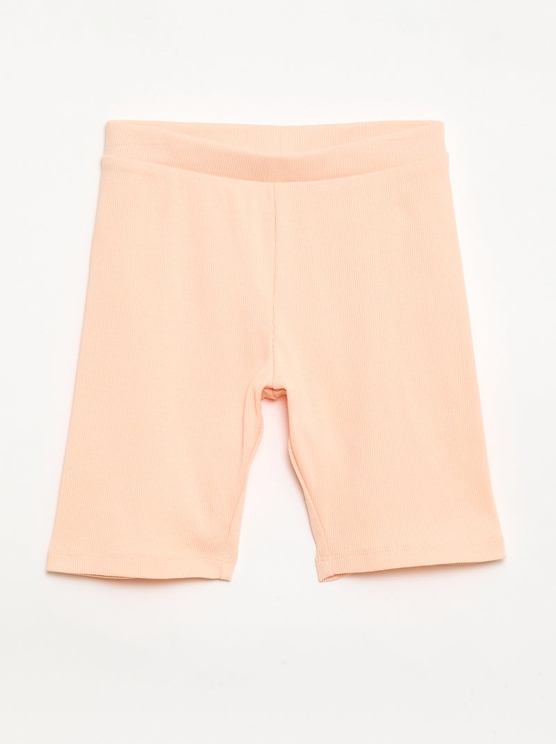 Pack de 2 pantalones cortos ciclistas Naranja - Kiabi