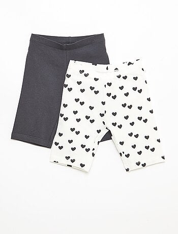 Pack de 2 pantalones cortos ciclistas