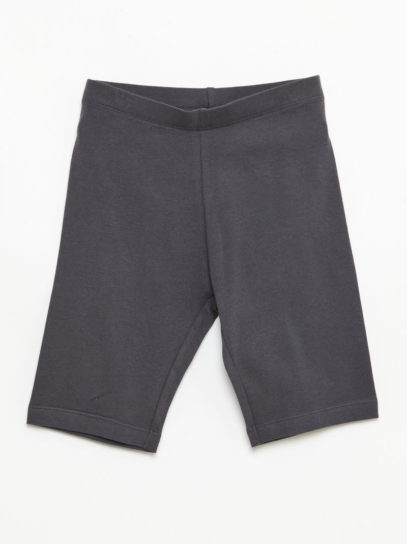 Pack de 2 pantalones cortos ciclistas Negro - Kiabi
