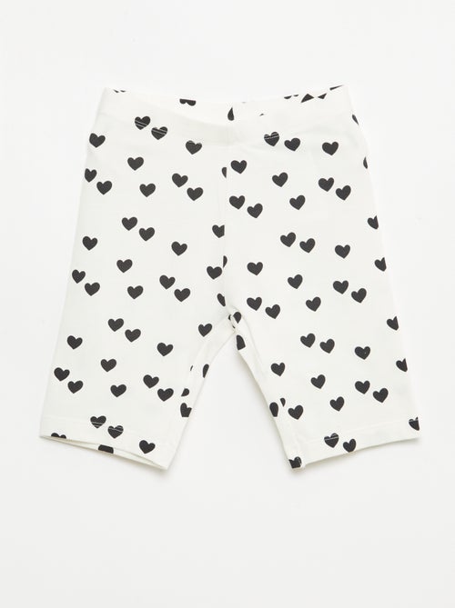 Pack de 2 pantalones cortos ciclistas - Kiabi