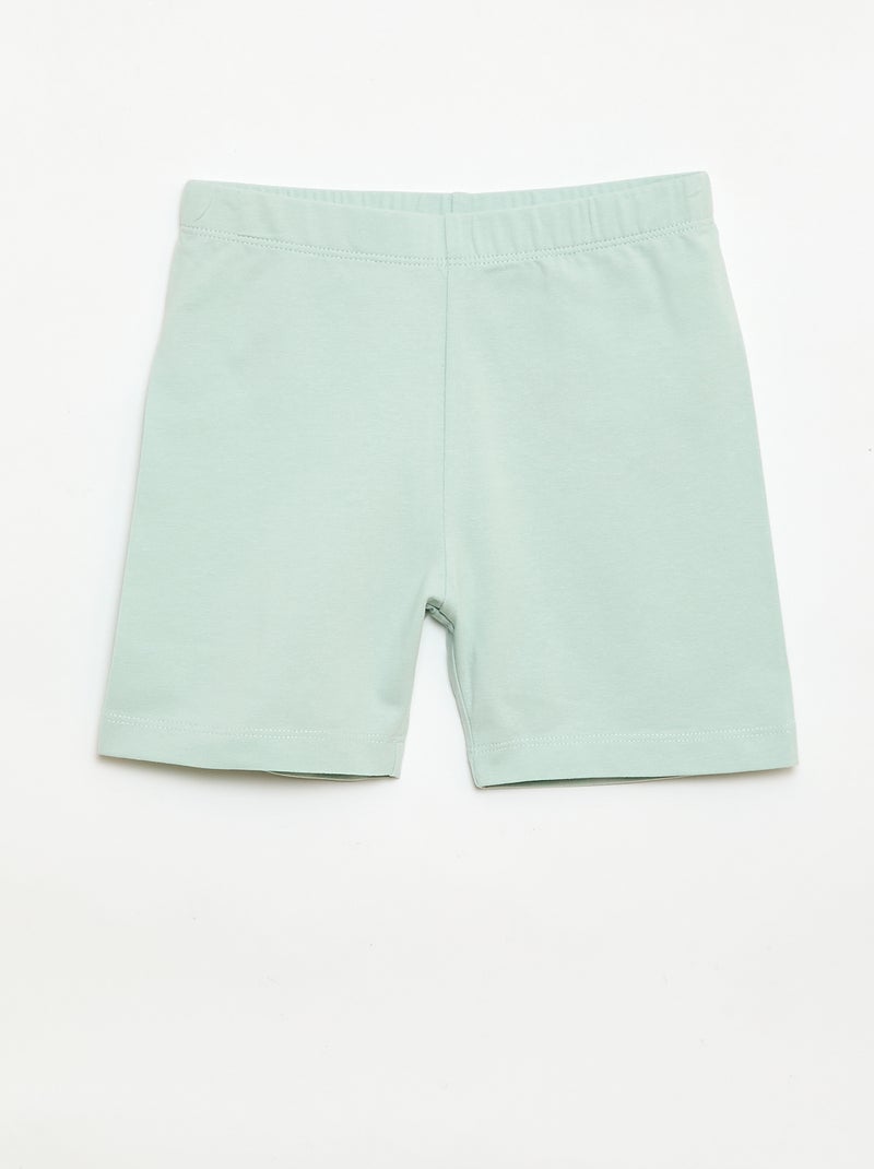 Pack de 2 pantalones cortos ciclistas Purpura - Kiabi