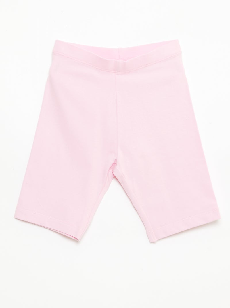 Pack de 2 pantalones cortos ciclistas Rosa - Kiabi