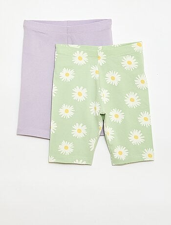 Pack de 2 pantalones cortos ciclistas