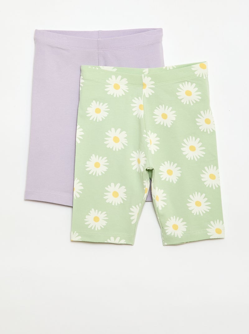 Pack de 2 pantalones cortos ciclistas Rosa - Kiabi