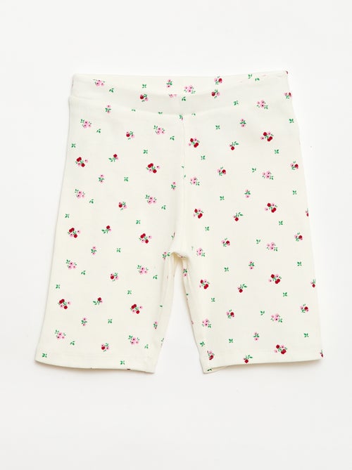 Pack de 2 pantalones cortos ciclistas - Kiabi